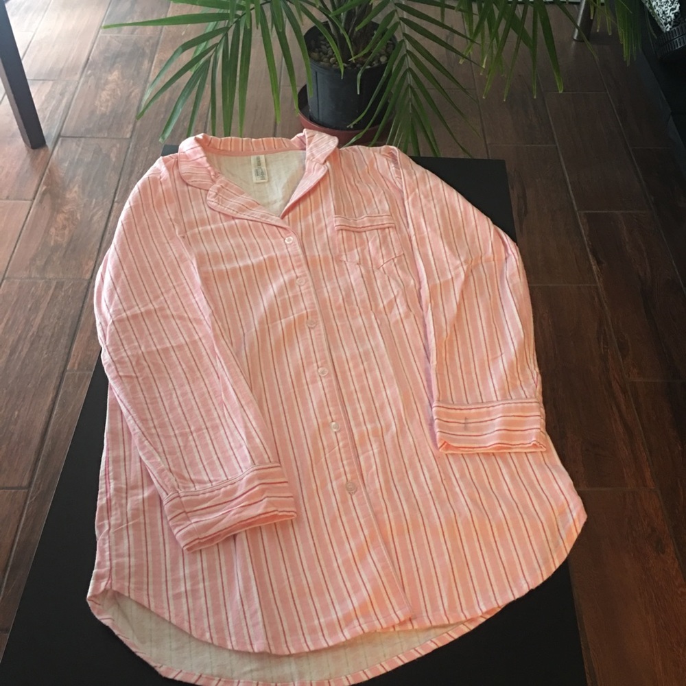 Forever 21 Striped Sleep Shirt